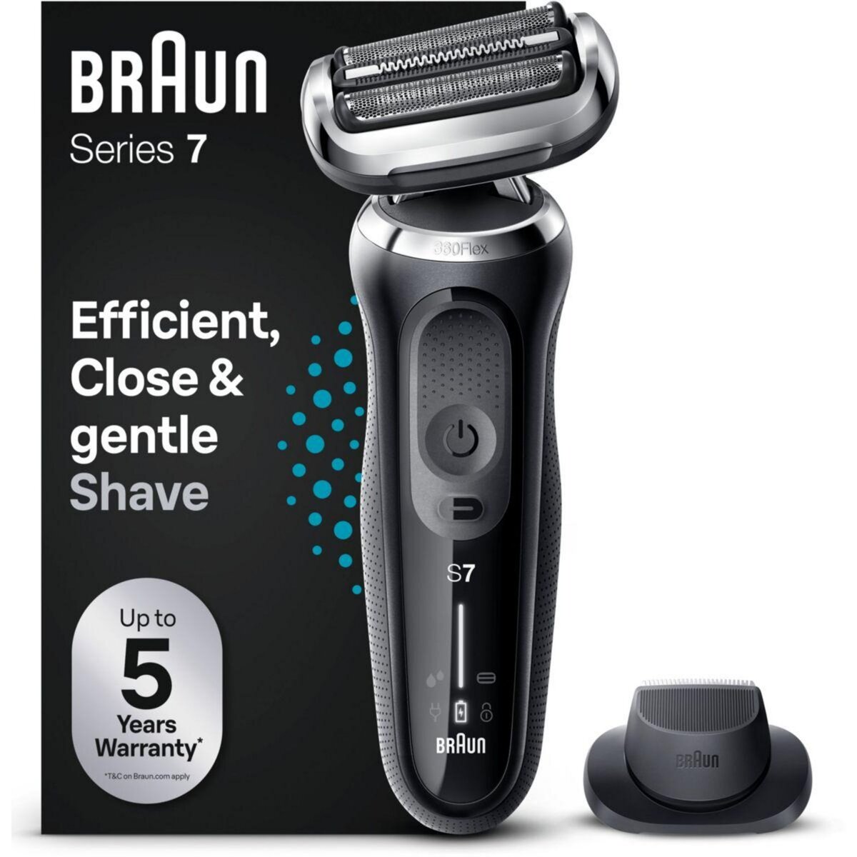 BRAUN Rasoir électrique SHAVER 71-N1200s BLK