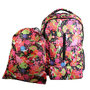 Voir la diapositive 1 : Bagtrotter BAGTROTTER Set de sac à dos, sac gym et trousse Bagtrotter Multicolore Fleurs japonaises