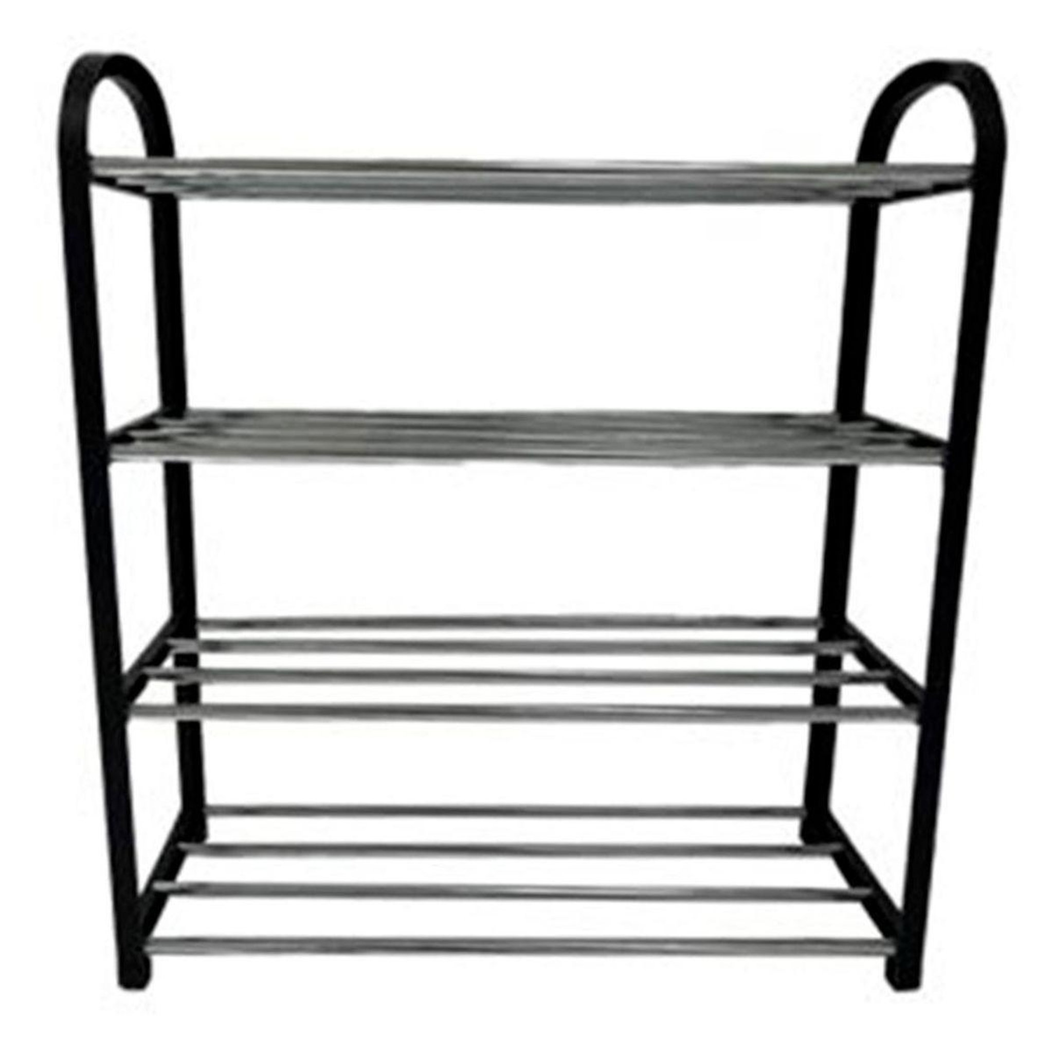 Paris Prix Étagère à chaussures  4 niveaux  62cm noir