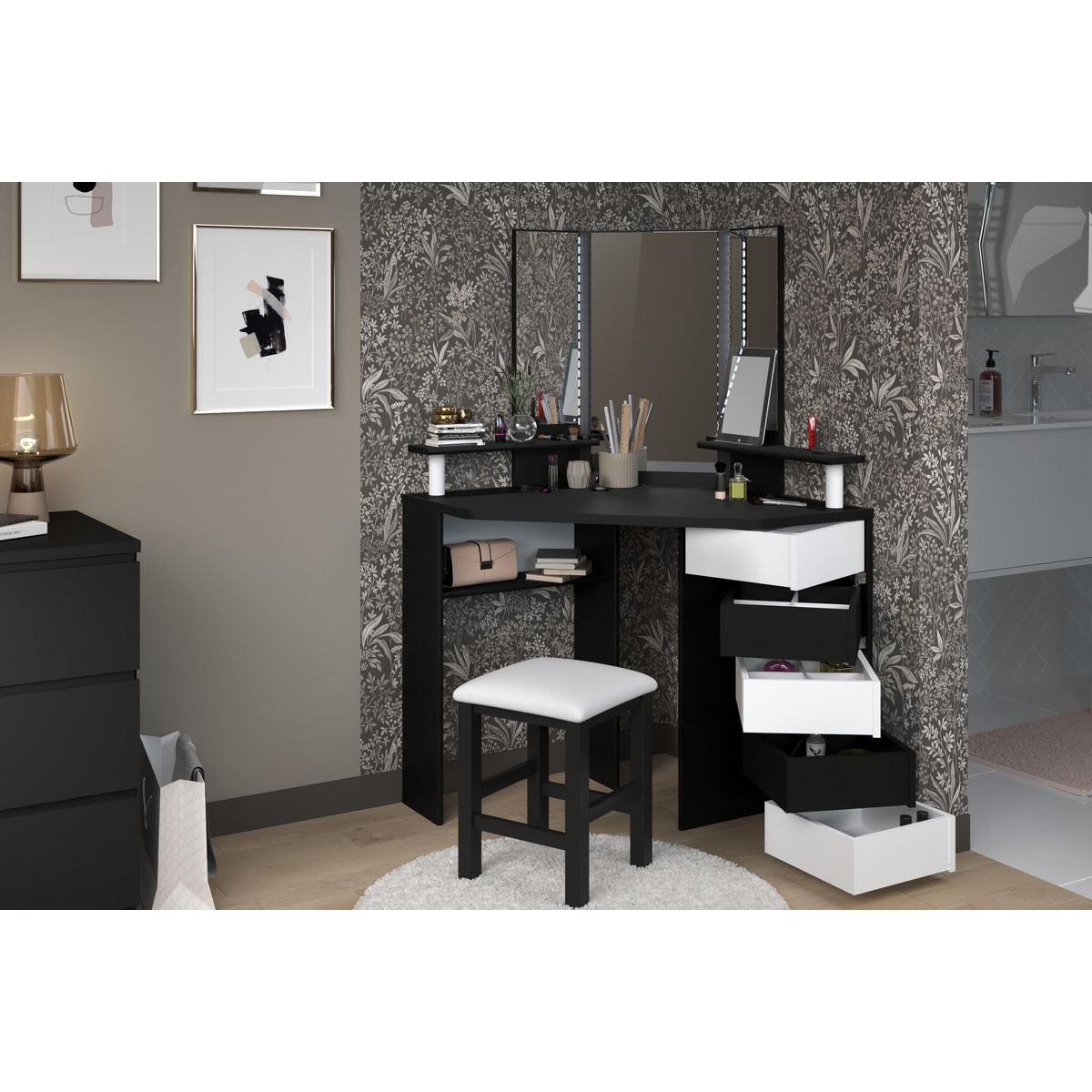 Tabouret en hêtre massif SIT