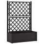 Voir la diapositive 2 : VIDAXL Lit sureleve de jardin treillis systeme d'arrosage Anthracite