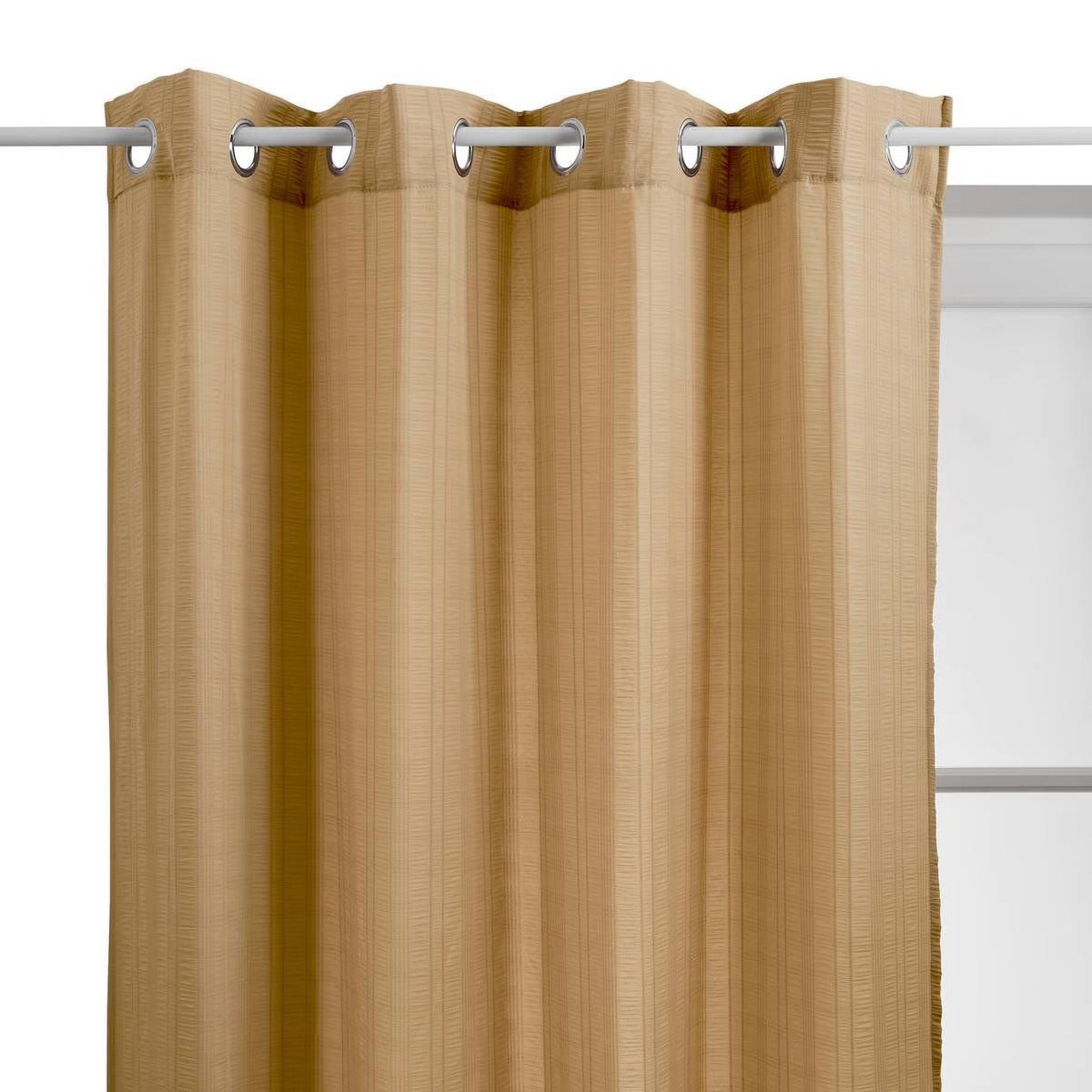 ATMOSPHERA Rideau voilage à œillets  noa  140x240cm beige