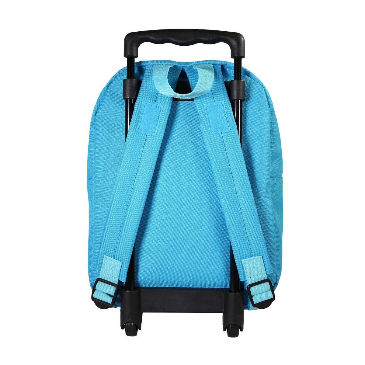 Bagtrotter Bagtrotter - Vaiana - Disney - Sac à Dos Scolaire à Roulettes  - Bleu - 1 Compartiment Zippé - Bretelles Matelassées - 25x12x32cm - Matière Polyester - Sac à Dos Scolaire Maternelle