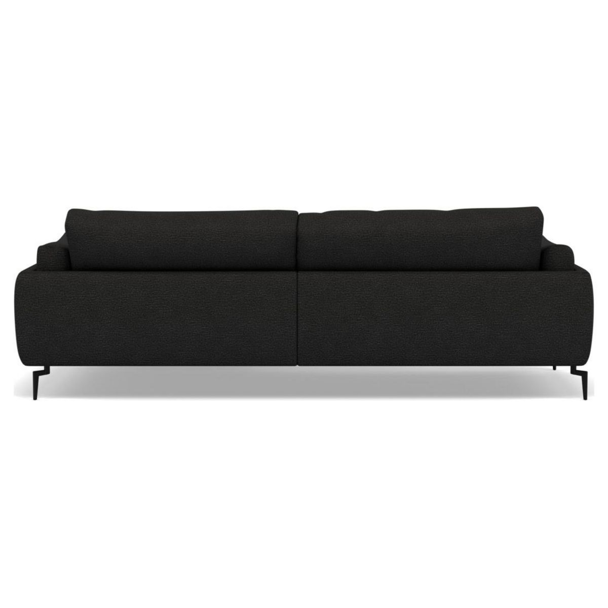 LISA DESIGN Carlos - canapé d'angle droit 4 places ultra moelleux en tissu texturé