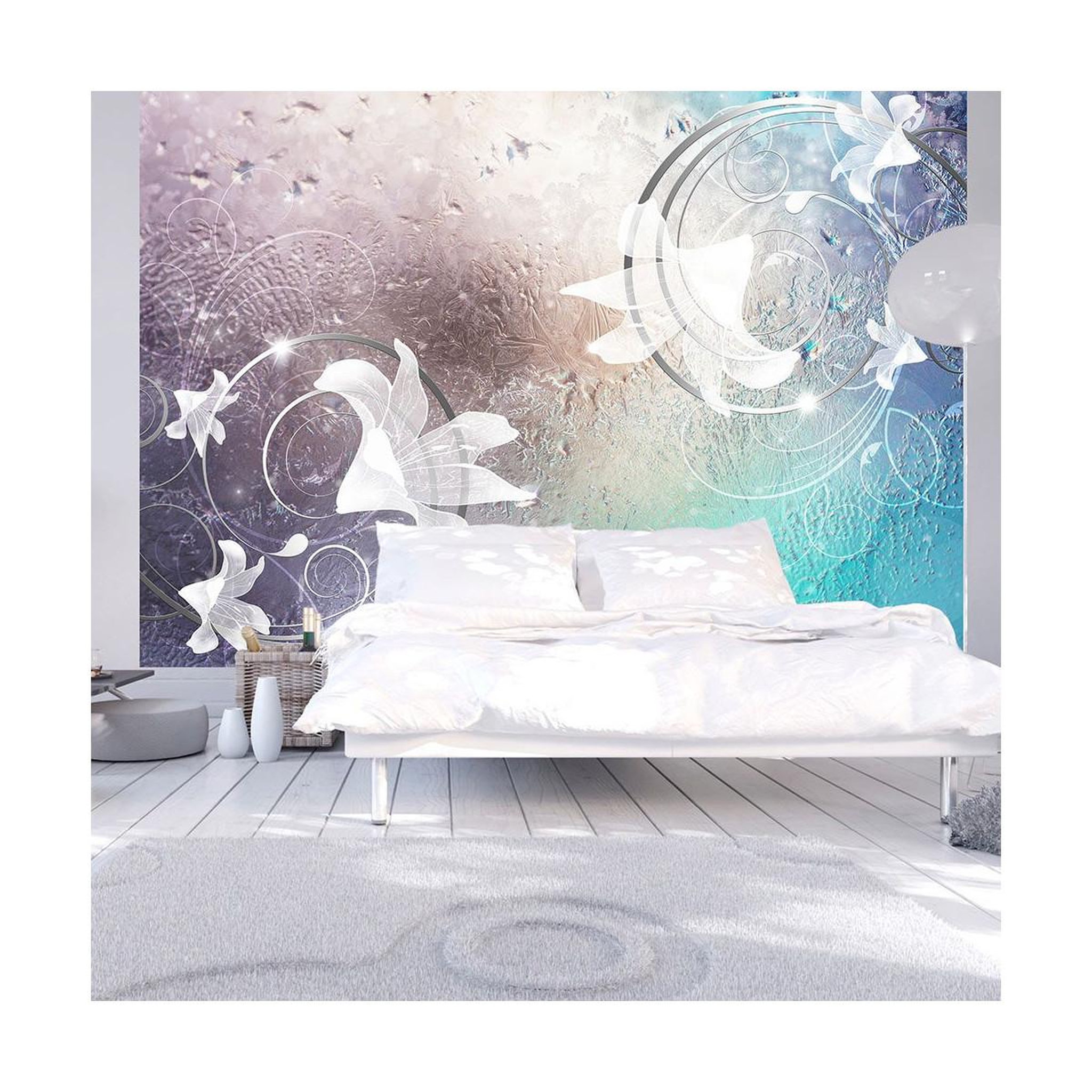 Voir la diapositive 1 : Paris Prix Papier peint  glass flowers