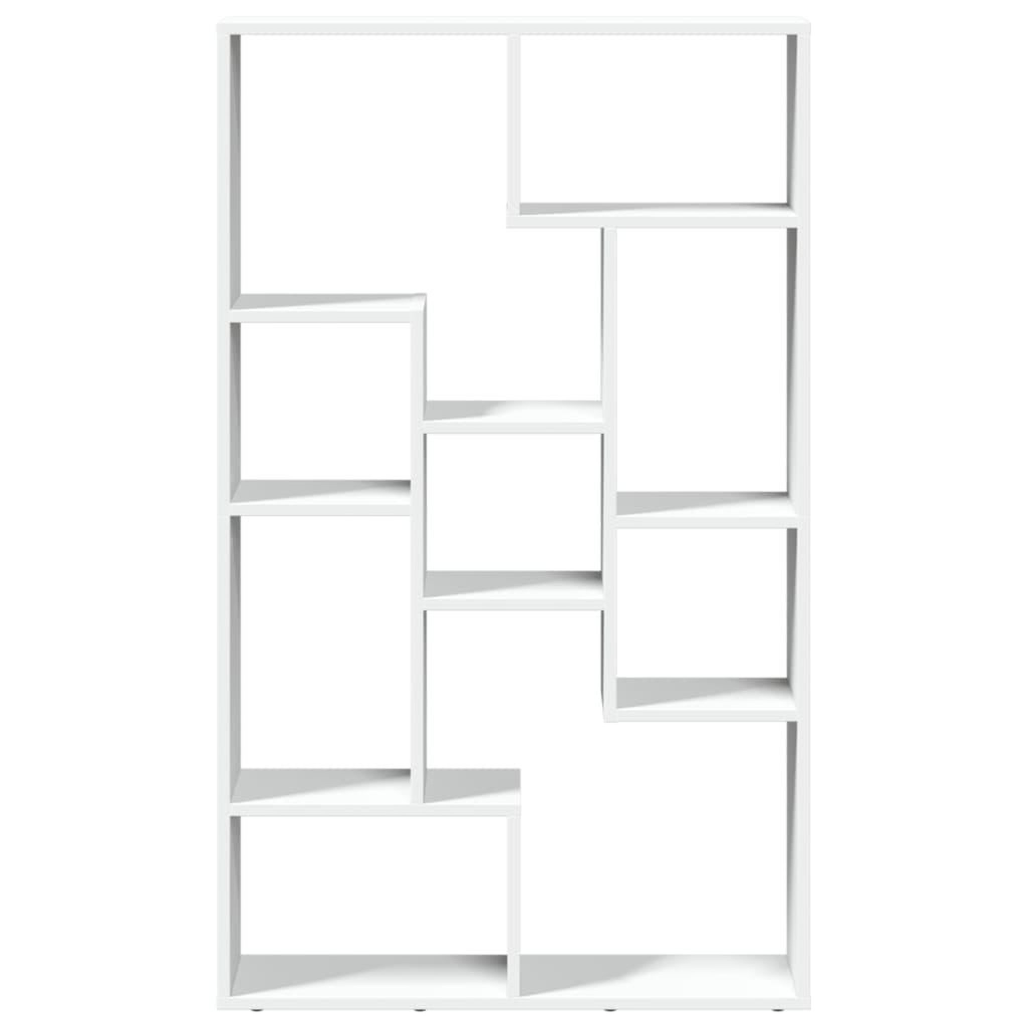 Voir la diapositive 5 : VIDAXL Bibliotheque blanc 72x20x120 cm bois d'ingenierie