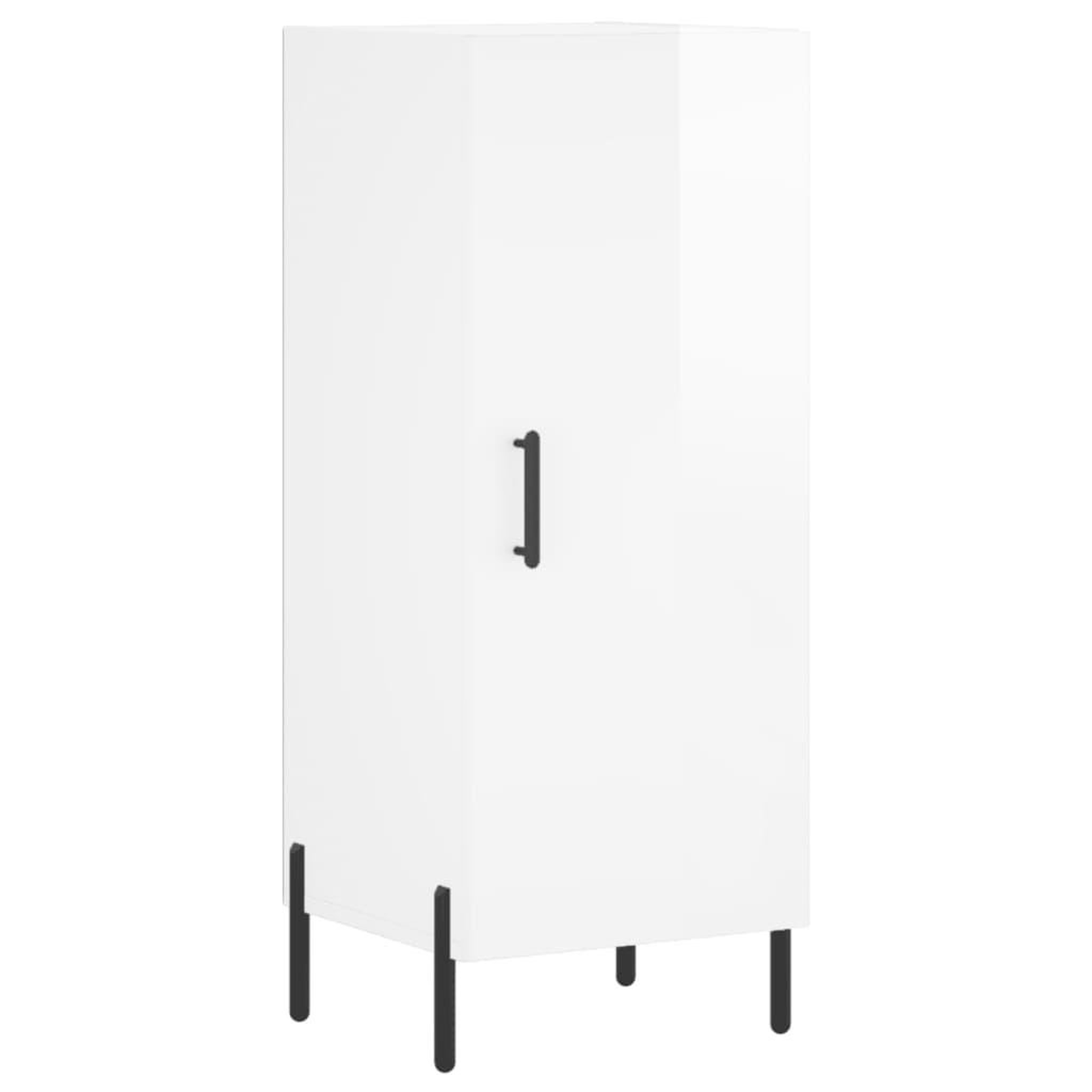 Voir la diapositive 2 : VIDAXL Buffet Blanc brillant 34,5x34x90 cm Bois d'ingenierie