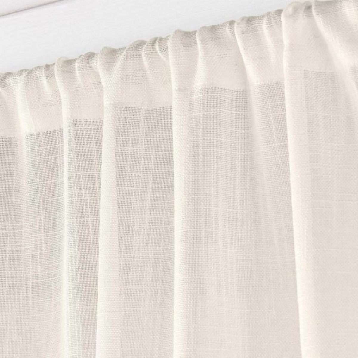 Paris Prix Paire de Voilages Passe-Tringle  Haltona  70x200cm Naturel