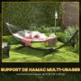 Voir la diapositive 5 : OUTSUNNY Support pied de hamac structure robuste - L. 360 cm pour hamacs L. 270-330 cm - métal époxy gris