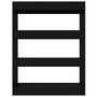 Voir la diapositive 5 : VIDAXL Bibliotheque/Cloison Noir 80x30x103 cm Bois d'ingenierie