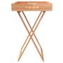 Voir la diapositive 4 : VIDAXL Table a plateau pliante 52x36x56,5 cm Bois massif de noyer
