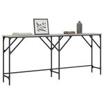 VIDAXL Table console sonoma gris 180x29x75 cm bois d'ingenierie
