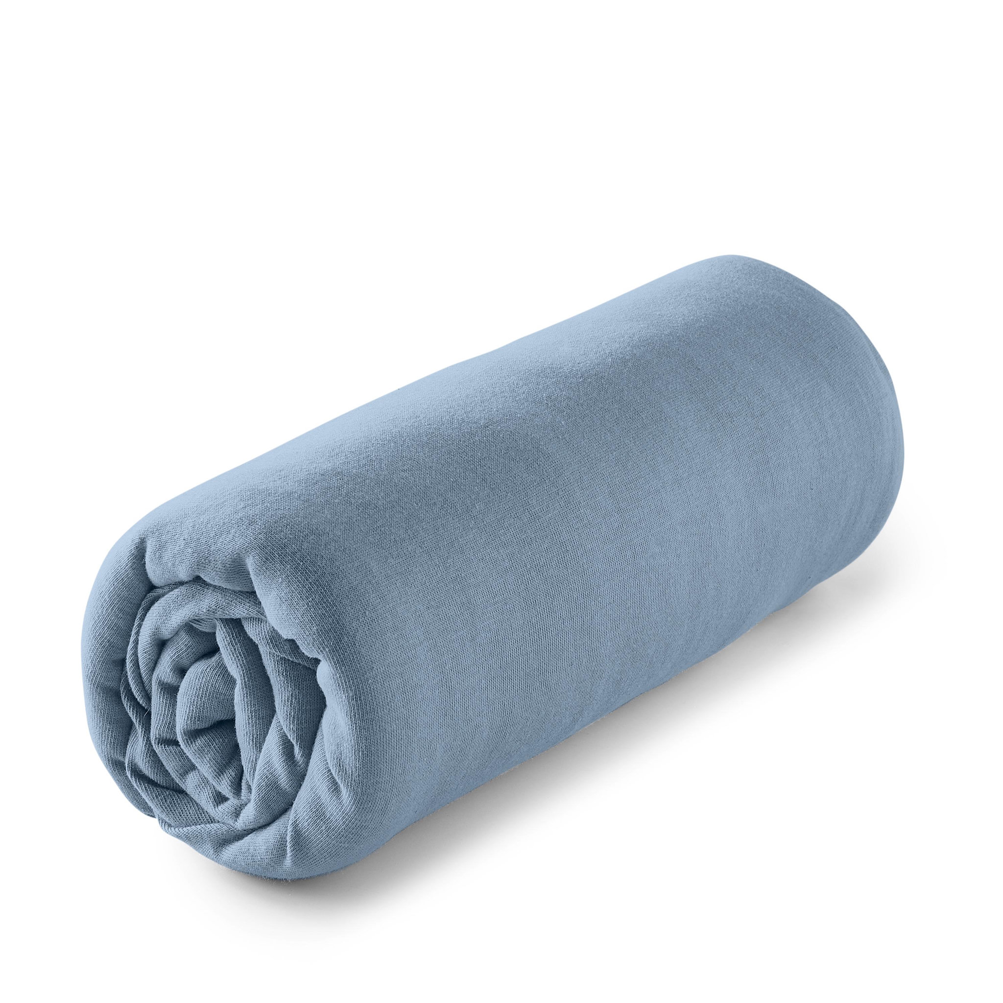 Voir la diapositive 1 : ACTUEL Drap housse uni en jersey coton - collection permanente