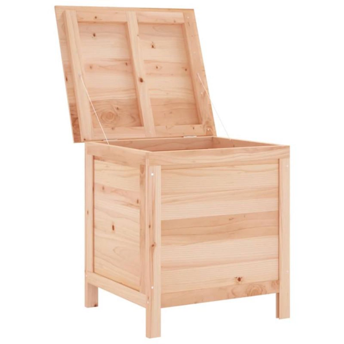 VIDAXL Boîte de rangement de jardin 50x49x56,5 cm bois massif de sapin