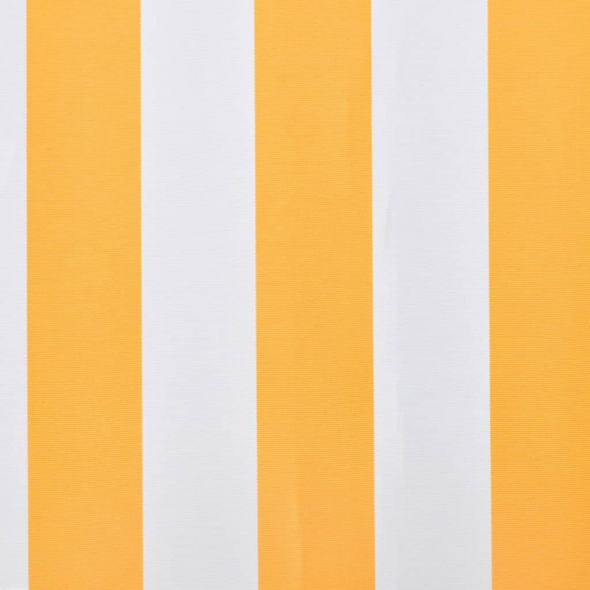 VIDAXL Tissu d'auvent Jaune tournesol/blanc 3x2,5 m (cadre non inclus)