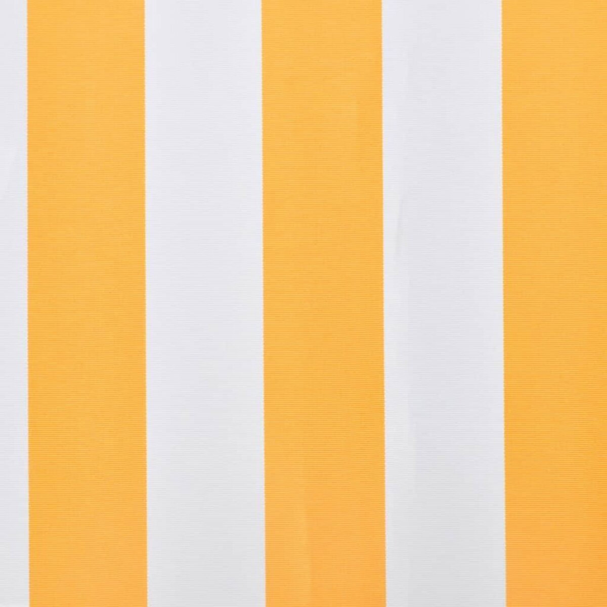 VIDAXL Tissu d'auvent Jaune tournesol/blanc 3x2,5 m (cadre non inclus)