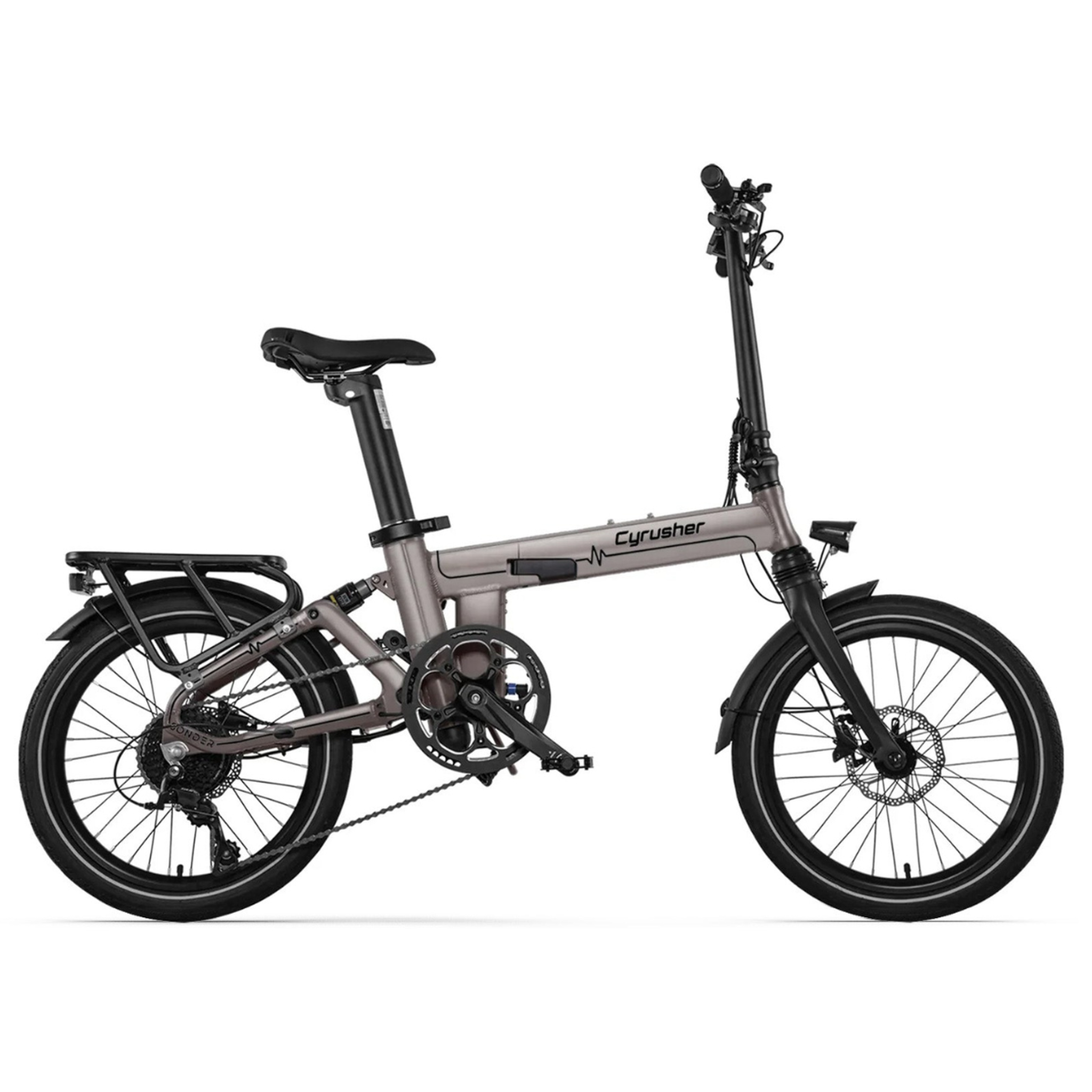 Voir la diapositive 1 : CYRUSHER Vélo électrique pliable Cyrusher Sonder