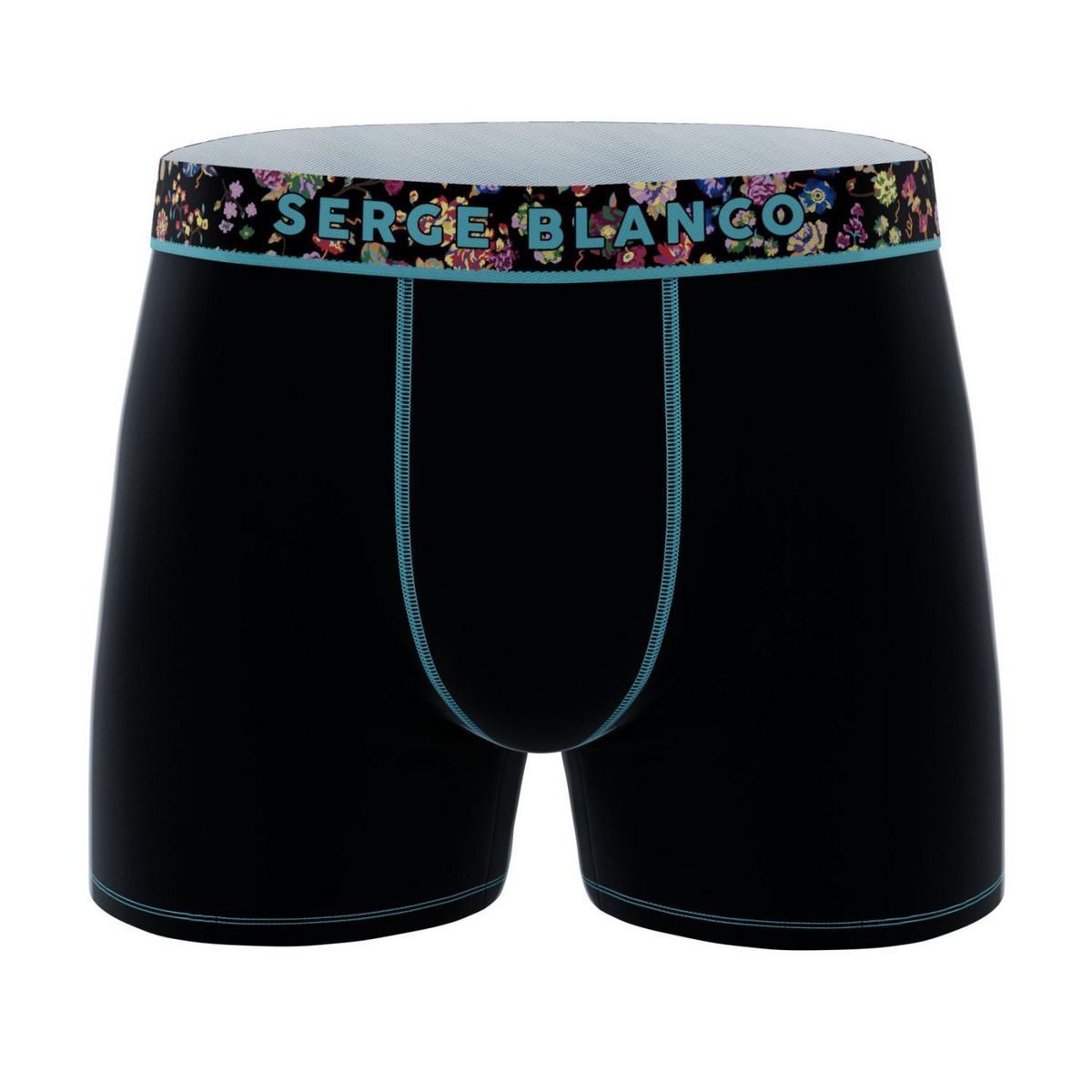 SERGE BLANCO Lot de 2 boxers coton homme Flower