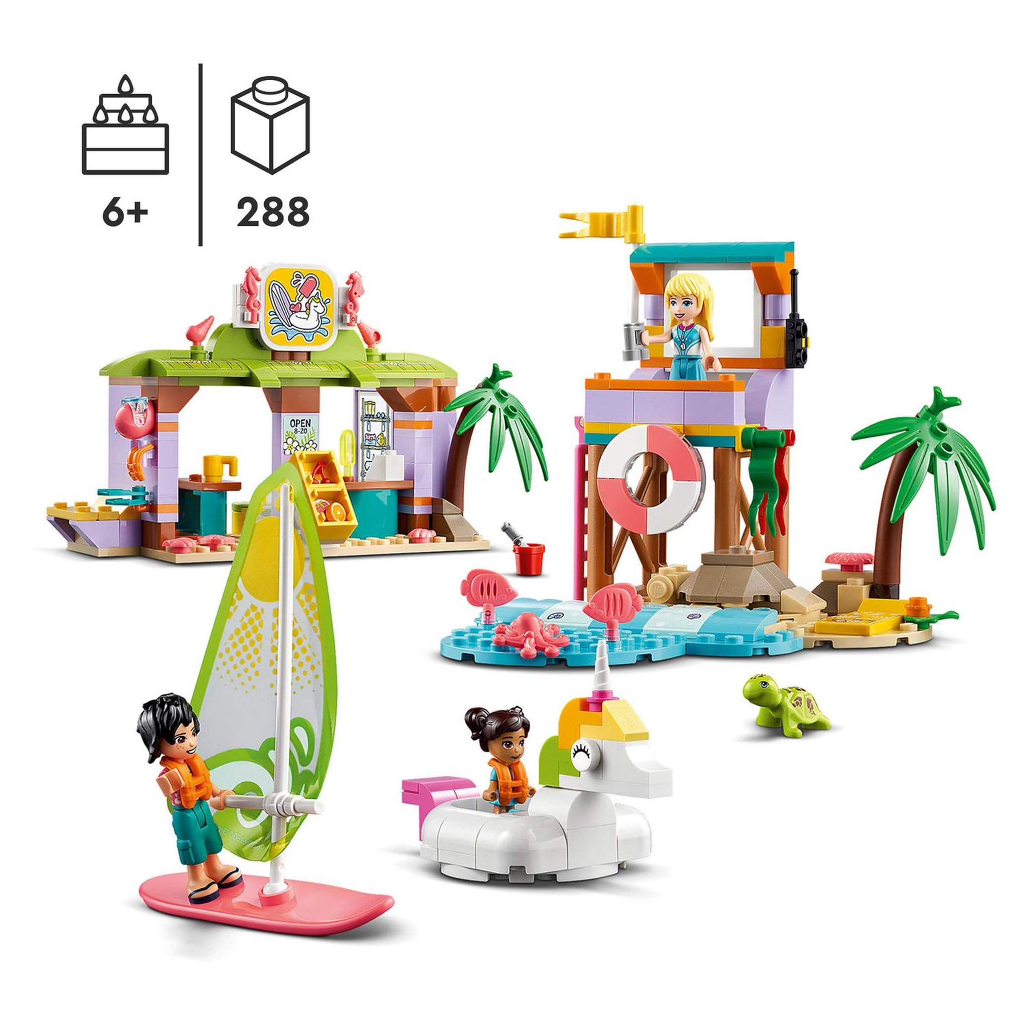 Voir la diapositive 4 : LEGO Friends 41710 Animation et Surf sur la plage