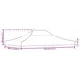 Voir la diapositive 6 : VIDAXL Toit de tente de reception 4x3 m Bleu 270 g/m^2