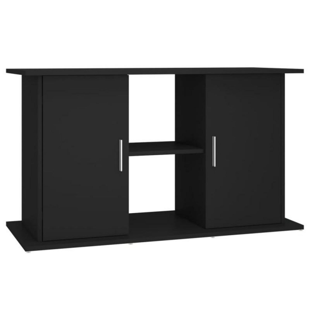 VIDAXL Support pour aquarium noir 101x41x58 cm bois d ingénierie