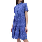 JACQUELINE DE YONG Robe Bleu à Pois Femme JDY Piper. Coloris disponibles : Bleu