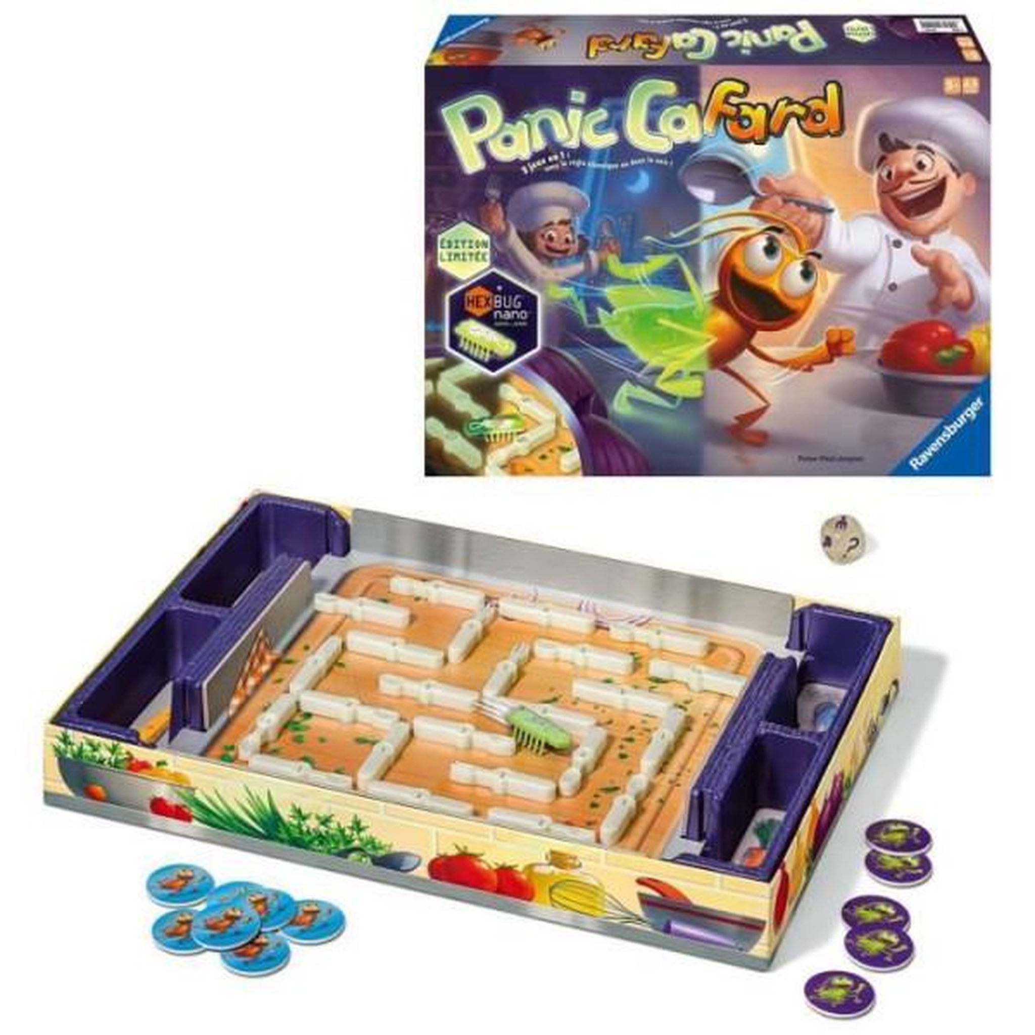 Voir la diapositive 4 : RAVENSBURGER Jeu classique Ravensburger Panic Cafard Edition Phosphorescente