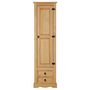 Voir la diapositive 3 : IDIMEX Armoire TEQUILA avec 1 porte et 2 tiroirs, en pin massif