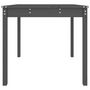 Voir la diapositive 5 : VIDAXL Table de jardin gris 82,5x82,5x76 cm bois massif de pin