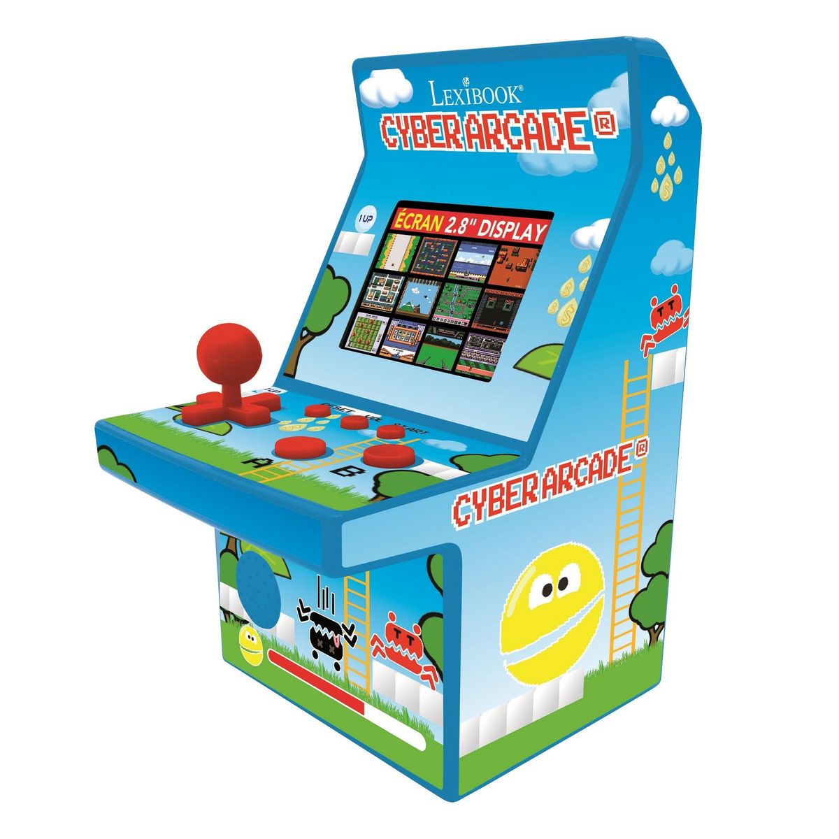 Lexibook Console portable Cyber Arcade - écran 2.8'' 200 jeux