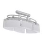 Voir la diapositive 4 : VIDAXL Plafonnier avec abat-jours en verre ellipsoïde 2 pcs E14
