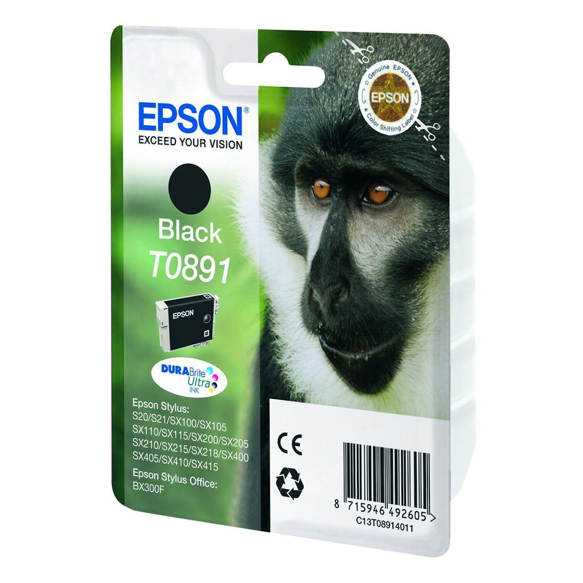 Epson Epson T0891 Singe Cartouche dencre Noir