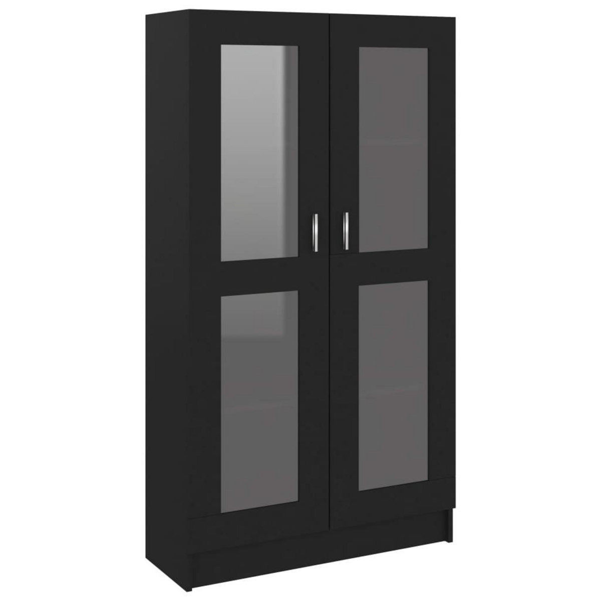 VIDAXL Armoire a vitrine Noir 82,5x30,5x150 cm Bois d'ingenierie