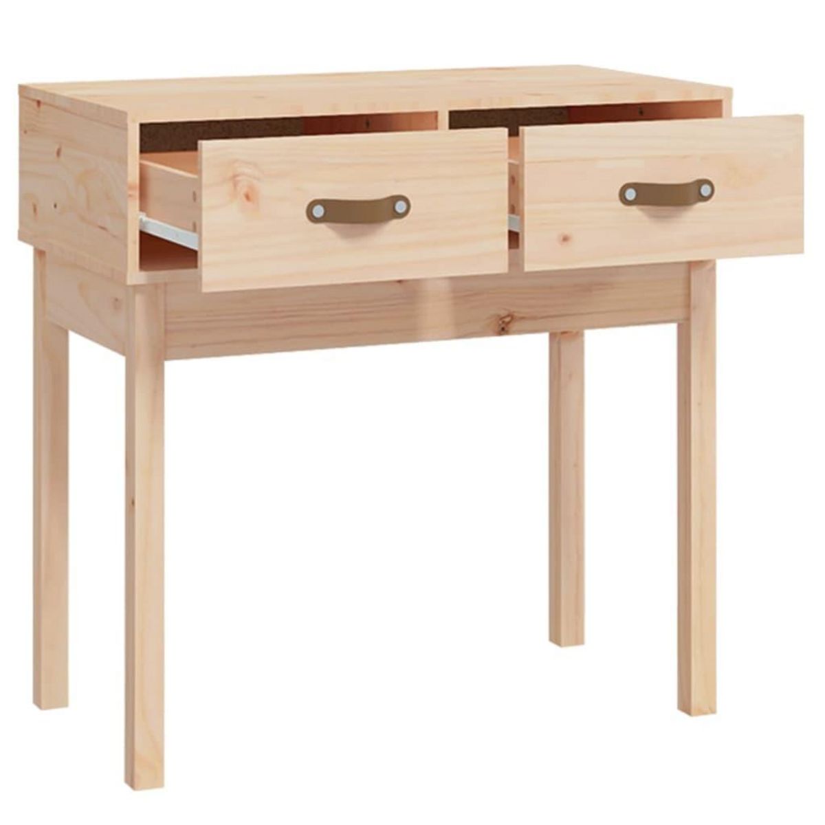 VIDAXL Table console 76,5x40x75 cm Bois massif de pin
