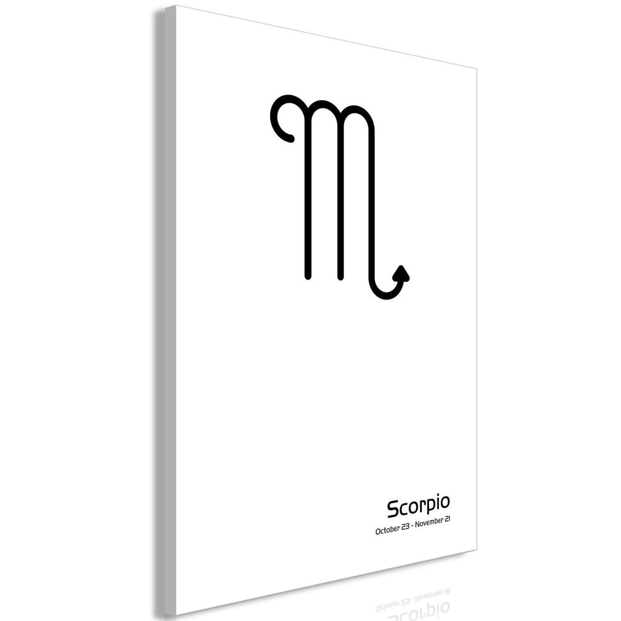 Paris Prix Tableau imprimé  scorpio. Coloris disponibles : Multicolore