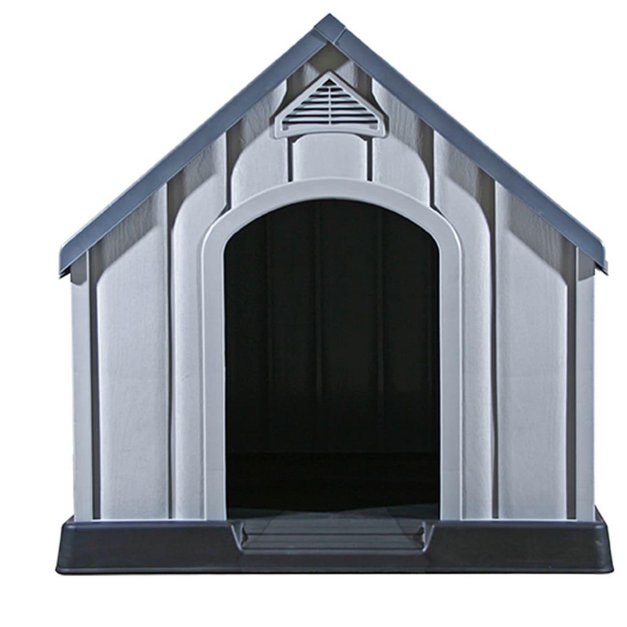 Voir la diapositive 4 : VIDAXL Niche pour chiens Gris 92x87x91 cm Plastique