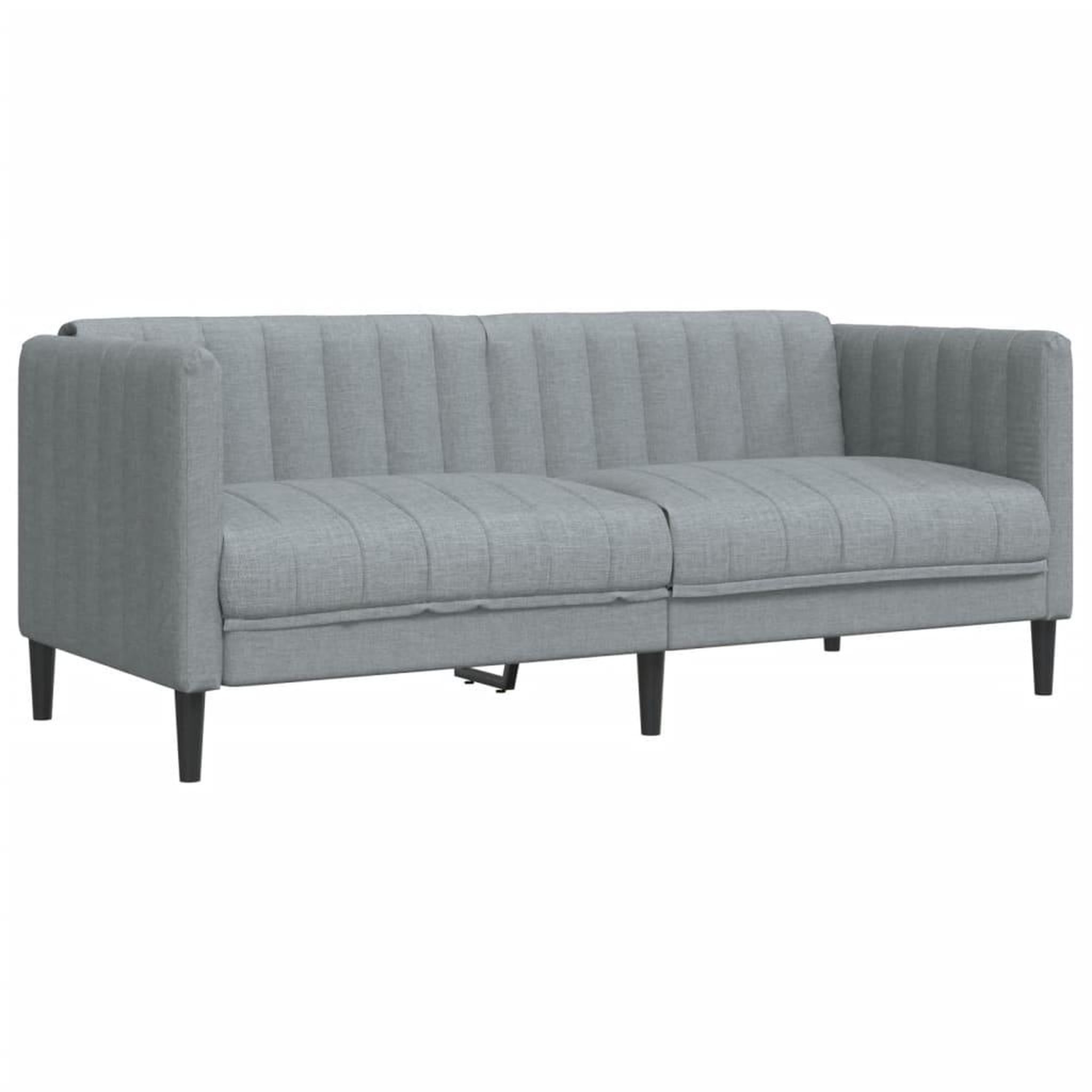 Voir la diapositive 5 : VIDAXL Ensemble de canapes 3 pcs gris clair tissu