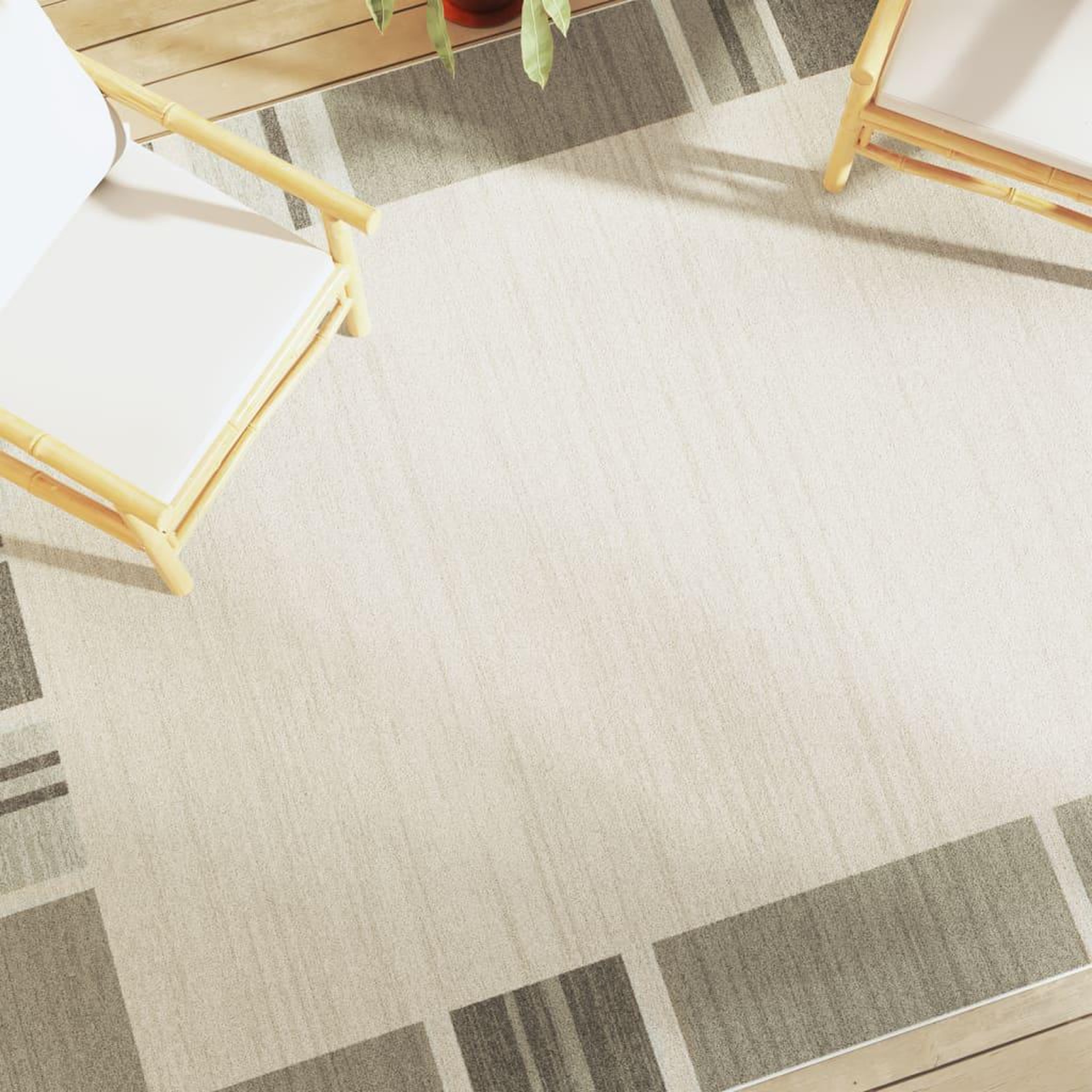 VIDAXL Tapis interieur exterieur a poils courts 190x300cm antiderapant