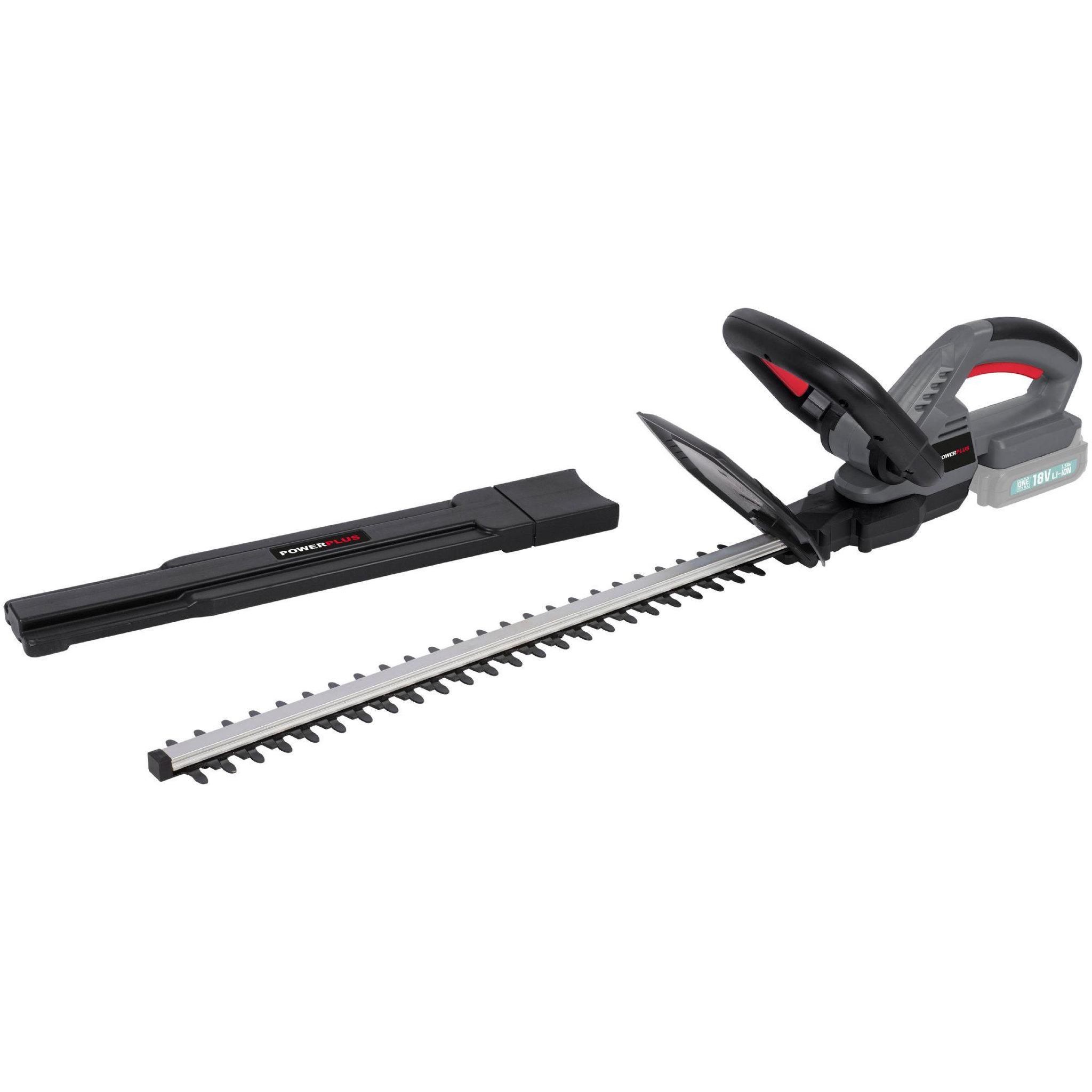 Voir la diapositive 1 : POWERPLUS Taille-haie à batterie 18v  sans batterie
