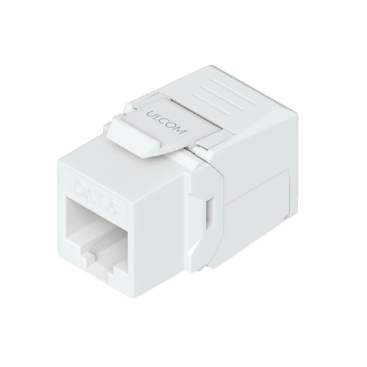 UBIQUITI Connecteur Keystone sans outil Ubiquiti UACC-KEYSTONE-JACK-C6 Cat6 blanc