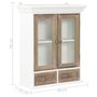 Voir la diapositive 6 : VIDAXL Armoire murale Blanc 49x22x59 cm Bois d'ingenierie