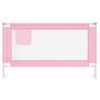 Voir la diapositive 3 : VIDAXL Barriere de securite de lit d'enfant Rose 140x25 cm Tissu