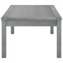 Voir la diapositive 3 : VIDAXL Table basse 100x50x33 cm Gris Bois d'acacia solide