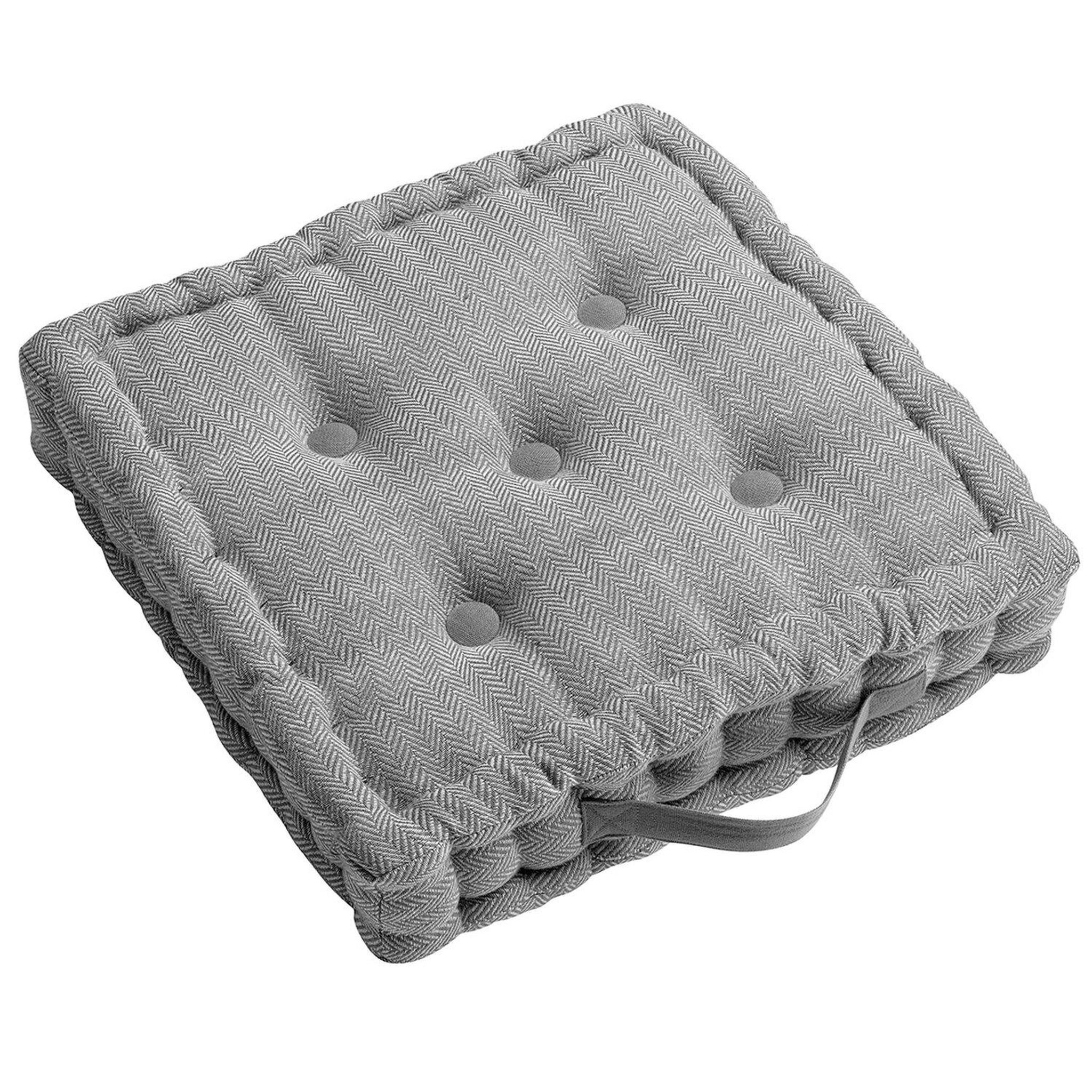 Voir la diapositive 1 : Les Ateliers du Linge Coussin matelas 100% coton 170g pika