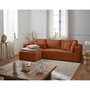 Voir la diapositive 5 : BEST MOBILIER Topaze - canapé d'angle réversible - 4 places - convertible avec coffre - en tissu