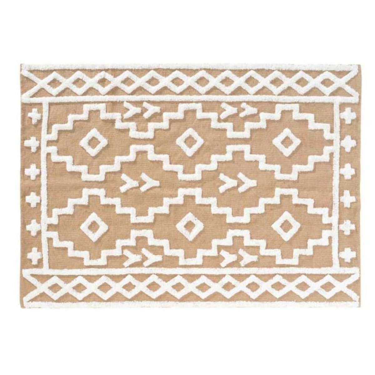 Paris Prix Tapis Déco en Jute  Medine  120x170cm Naturel