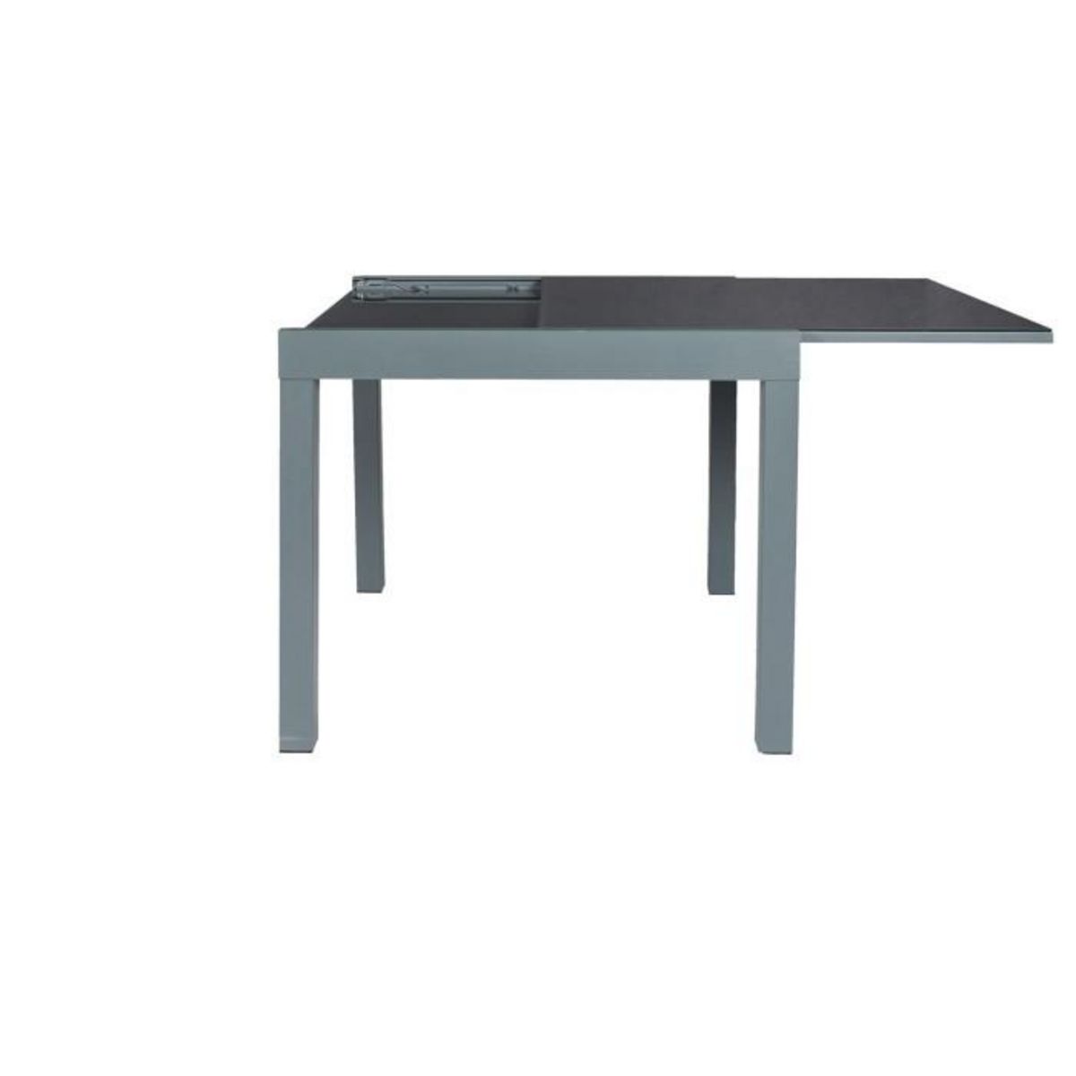 Paris Prix Table de Jardin Extensible  Haria  80-160cm Gris