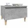 Voir la diapositive 5 : VIDAXL Tables d'appoint 2 pcs Gris beton 50x46x35 cm Bois d'ingenierie