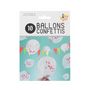 Voir la diapositive 3 : Paris Prix Lot de 10 Ballons  Confettis  4cm Multicolore