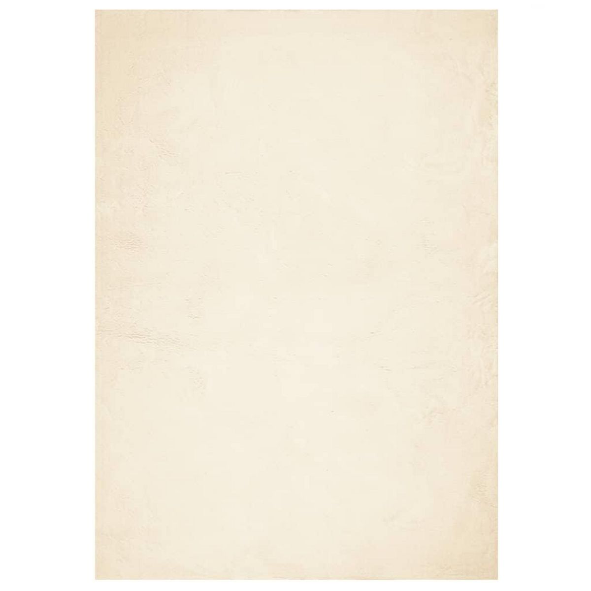 VIDAXL Tapis HUARTE a poils courts doux et lavable creme 140x200 cm